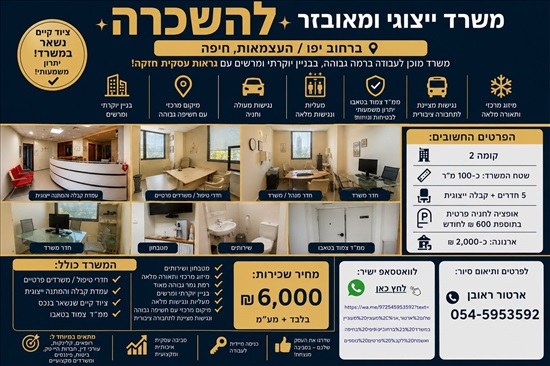 תמונה 10 ,משרדים להשכרה,  העיר התחתית חיפה