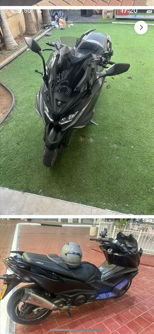 תמונה 1 ,קימקו AK 550 יד 3   2022 22000 ק"מ