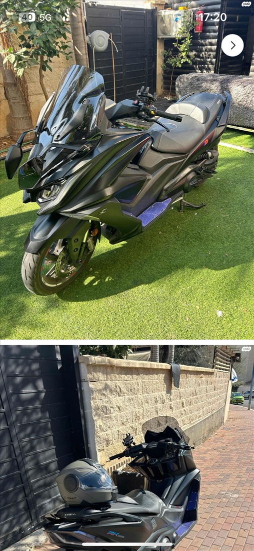 תמונה 3 ,קימקו AK 550 יד 3   2022 22000 ק"מ