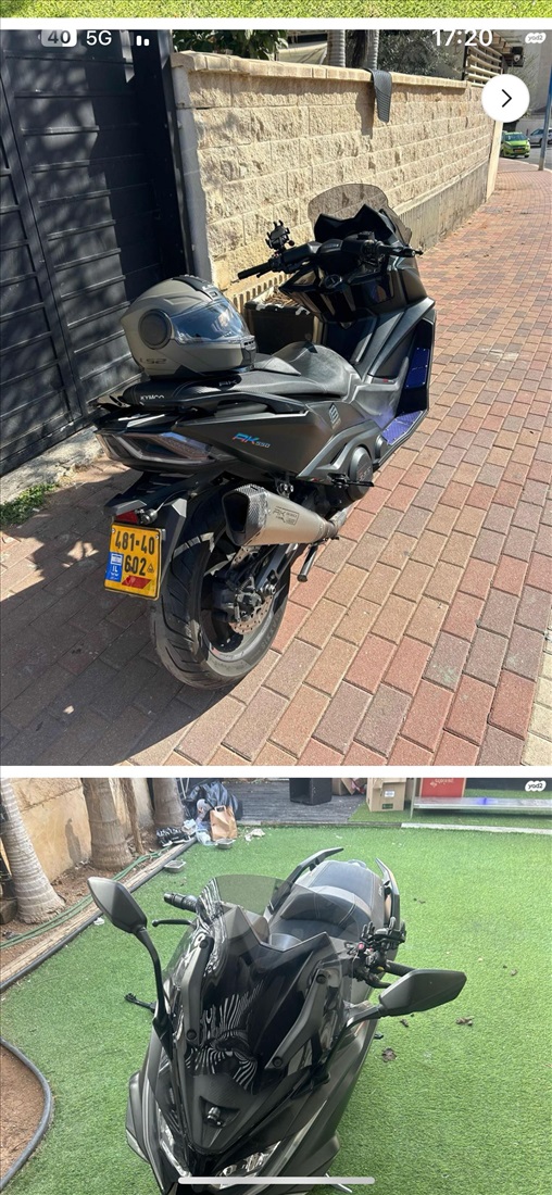 תמונה 2 ,קימקו AK 550 יד 3   2022 22000 ק"מ