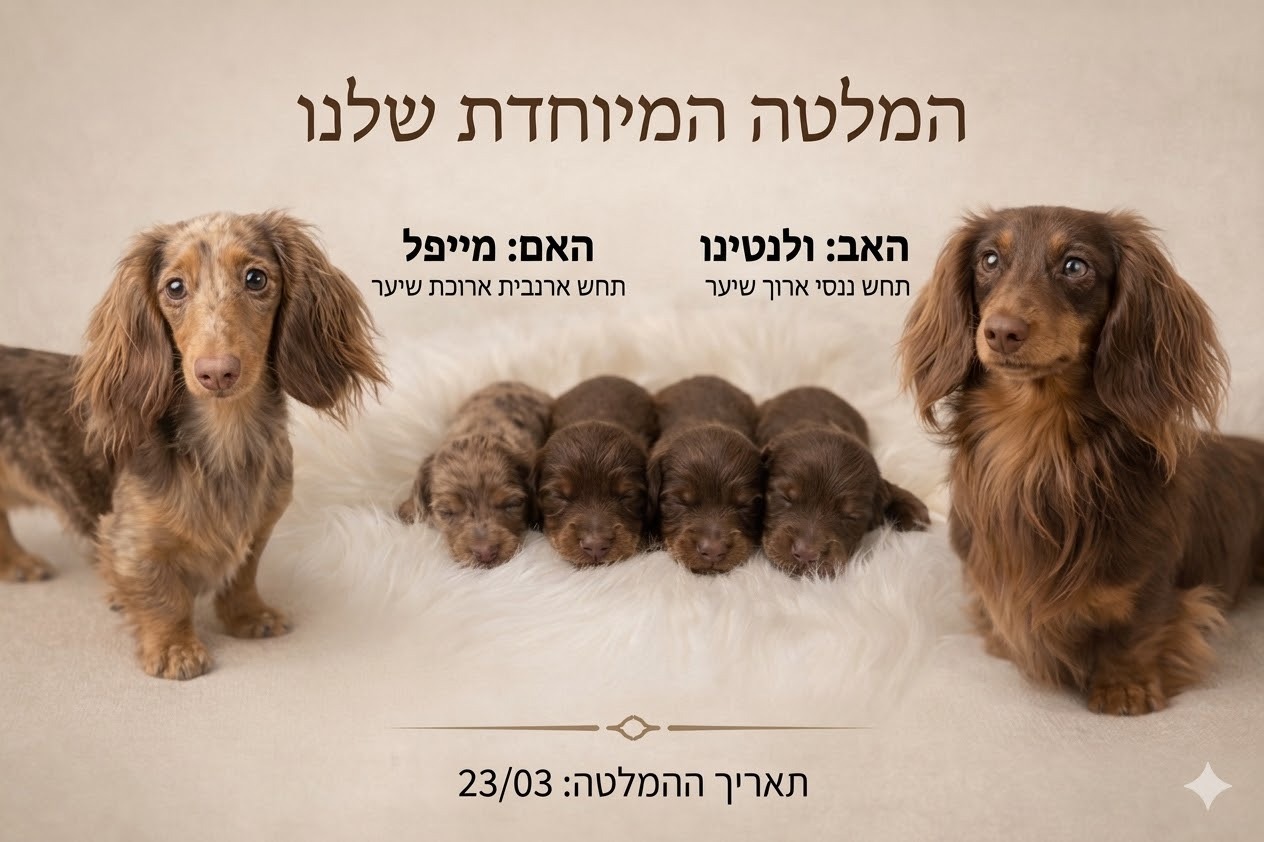 תחש ארנבי למכירה בטירת כרמל, מודעה 183165 | כלבים - לוח חיות מחמד | הומלס