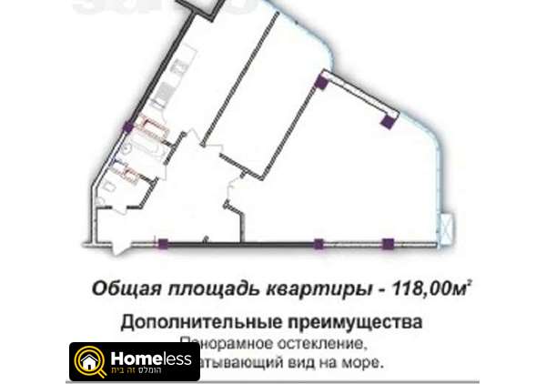 תמונה 4 ,דירה, 3 חדרים, אוקראינה, אודסה