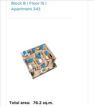  .Apt 3 Rooms In Georgia -  Tbilisiדירה  3 חדרים בגאורגיה  - טביליסי 