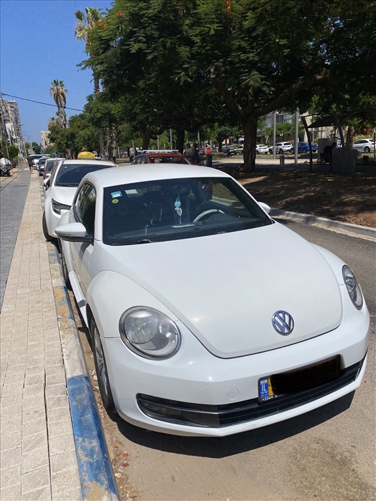 תמונה 2 ,פולקסווגן חיפושית חדשה יד 4 2014 112000 קמ