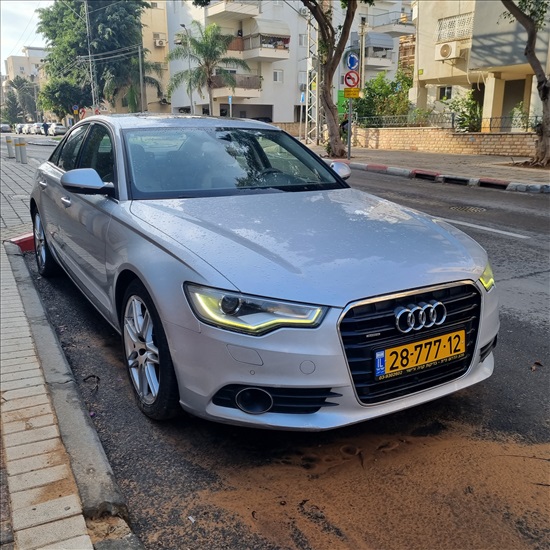 תמונה 1 ,אאודי A6 יד 3 2013 188000 ק"מ