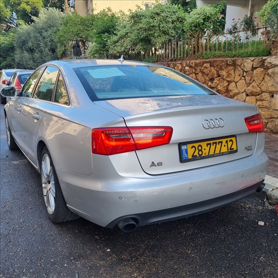 תמונה 3 ,אאודי A6 יד 3 2013 188000 ק"מ