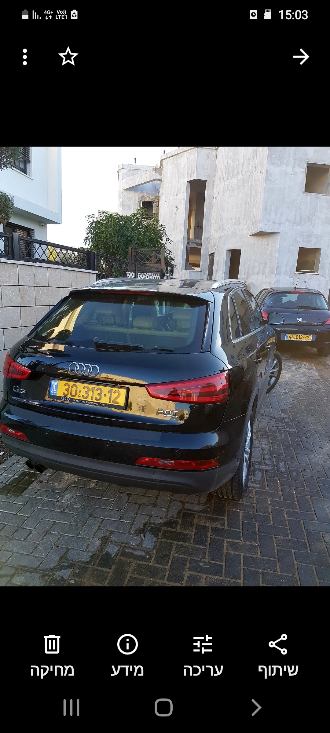 תמונה 1, אאודי Q3 יד 2 2013 | 126000 קמ