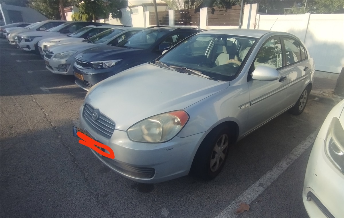 תמונה 1, יונדאי אקסנט יד 4 2008 | 151000 קמ