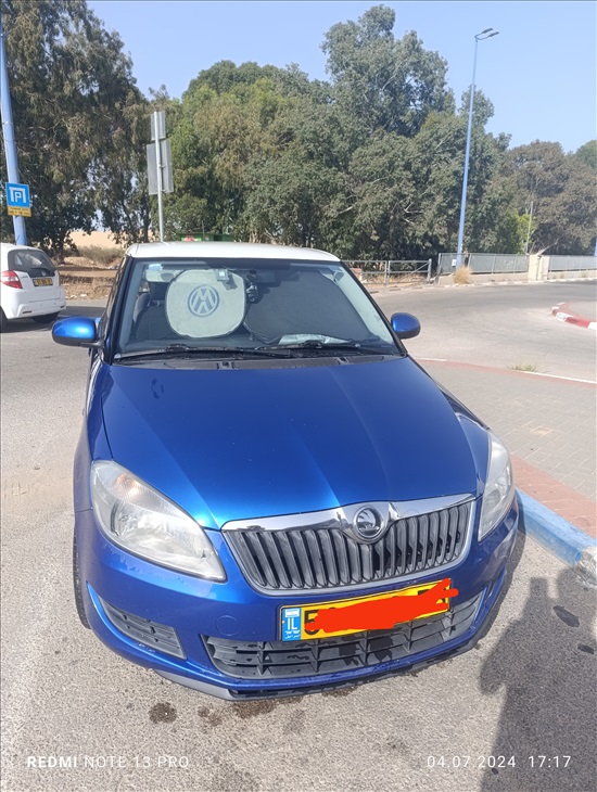 תמונה 3 ,סקודה פאביה יד 2 2014 116000 ק"מ