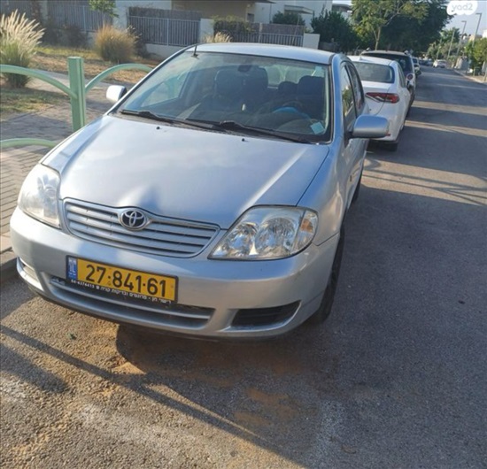 תמונה 1 ,טויוטה קורולה יד 3 2007 286000 ק"מ