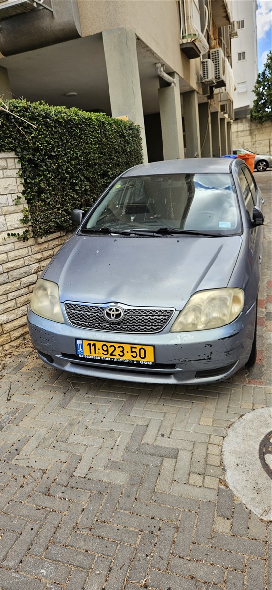 תמונה 1, טויוטה קורולה יד 3 2003 | 275000 קמ