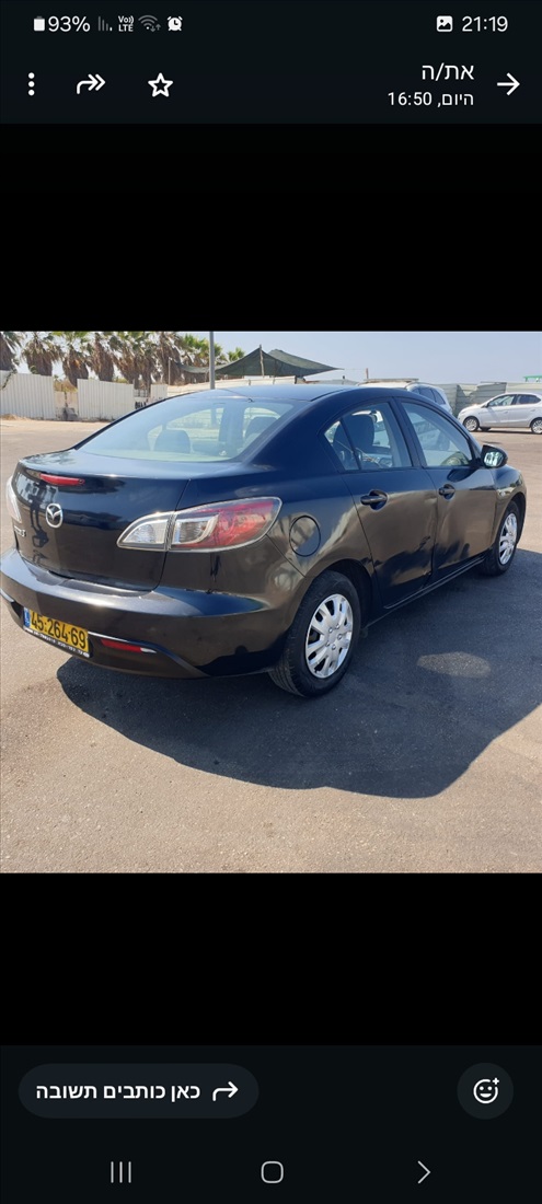 תמונה 2, מאזדה 3 יד 3 2009 | 254000 קמ