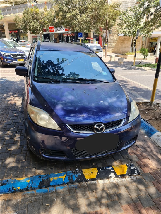 תמונה 1 ,מאזדה 5 יד 5 2007 360000 ק"מ