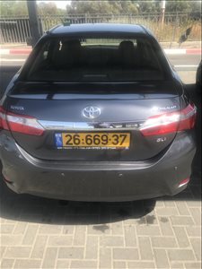 טויוטה קורולה 2016 יד 1 <br>      