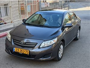 טויוטה קורולה 2009 יד2 