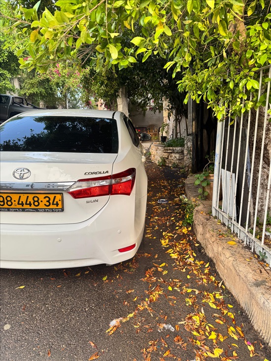 תמונה 2 ,טויוטה קורולה יד 2 2016 1800 ק"מ