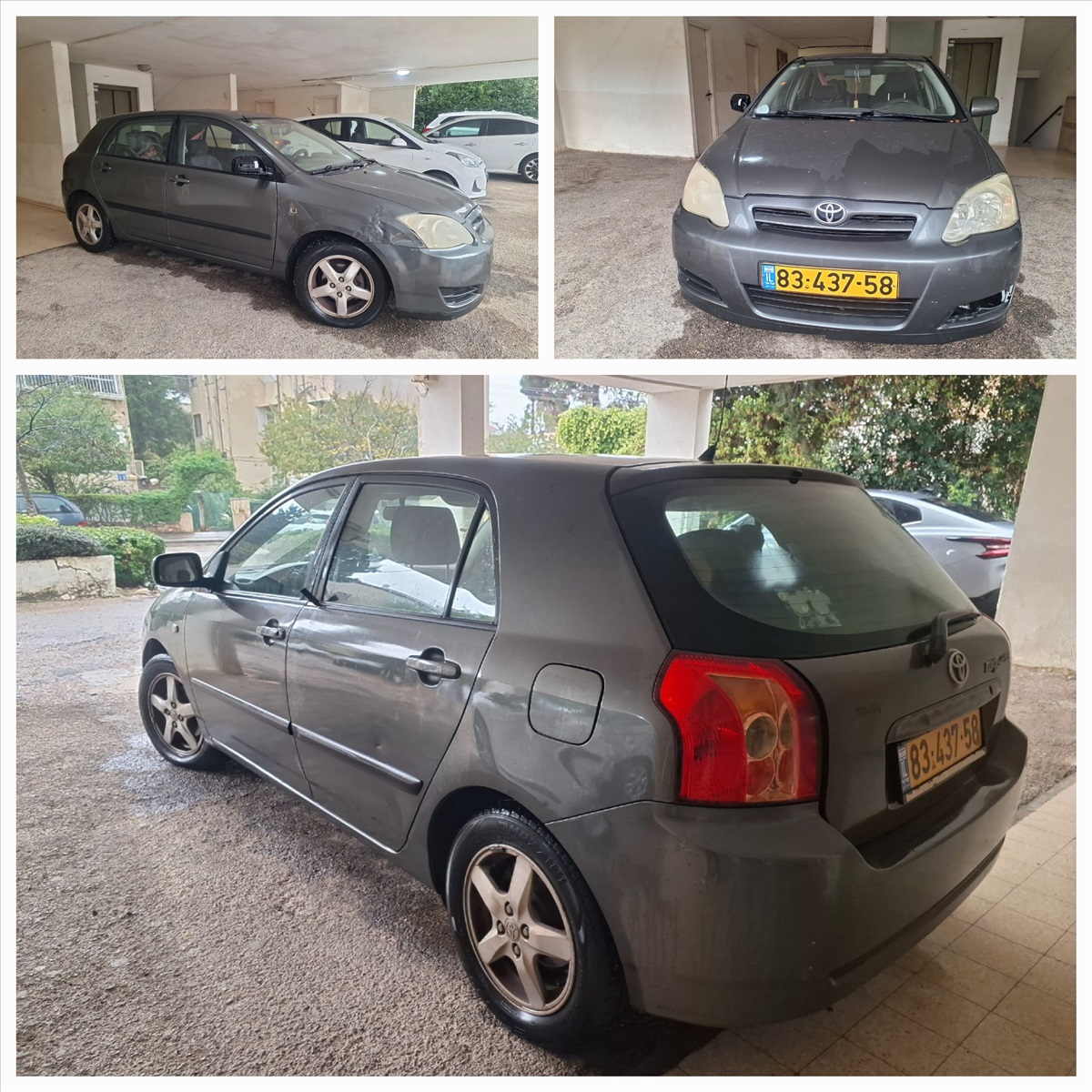 תמונה 1, טויוטה קורולה RunX יד 2 2005 | 254000 קמ