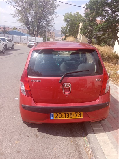 תמונה 2 ,יונדאי i10 יד 5 2010 156000 ק"מ