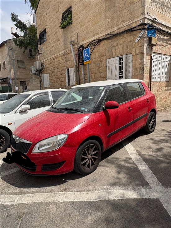 תמונה 2 ,סקודה פאביה יד 3 2014 137000 ק"מ