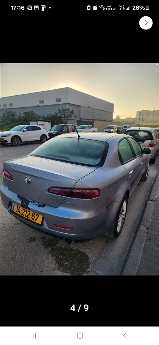 תמונה 3 ,אלפא רומיאו 159 יד 2 2010 132000 ק"מ