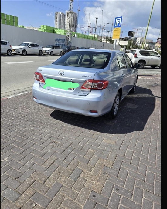 תמונה 2 ,טויוטה קורולה יד 3 2011 173000 ק"מ