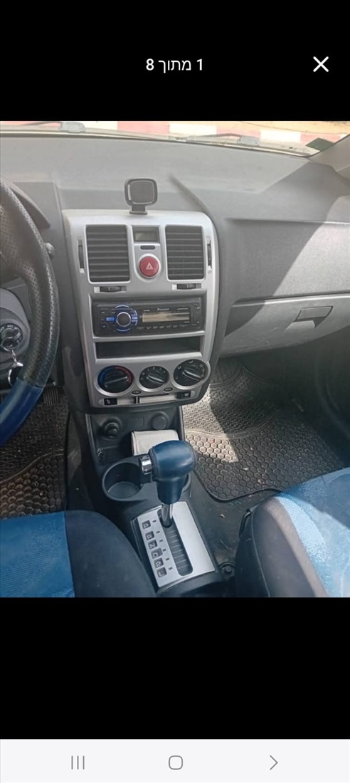 תמונה 7 ,יונדאי גטס יד 3 2008 200000 ק"מ
