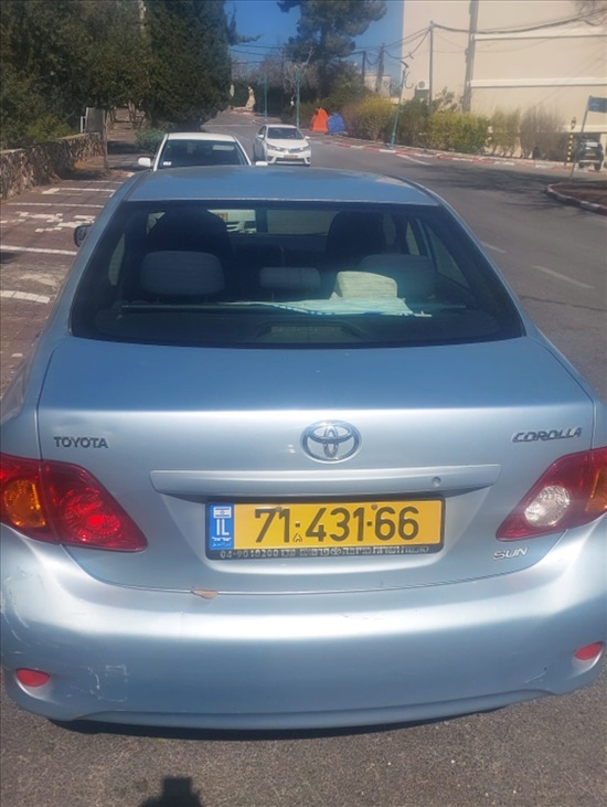 תמונה 1 ,טויוטה קורולה יד 2 2008 250 ק"מ