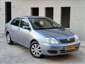 טויוטה קורולה 2003 יד  4 
