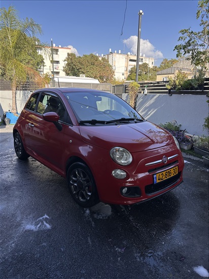 תמונה 1 ,פיאט 500 יד 2 2015 93000 ק"מ