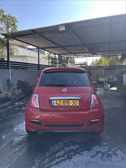 תמונה 2 ,פיאט 500 יד 2 2015 93000 ק"מ