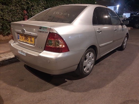 תמונה 1 ,טויוטה קורולה יד 5 2006 145000 ק"מ