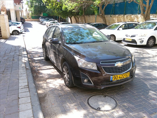 תמונה 1 ,שברולט קרוז יד 3 2013 186000 ק"מ