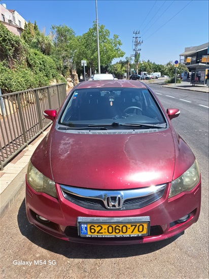 תמונה 2 ,הונדה סיוויק יד 3 2010 257000 ק"מ