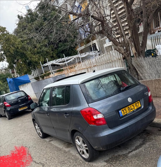 תמונה 2 ,סקודה פאביה יד 5 2008 220000 ק"מ