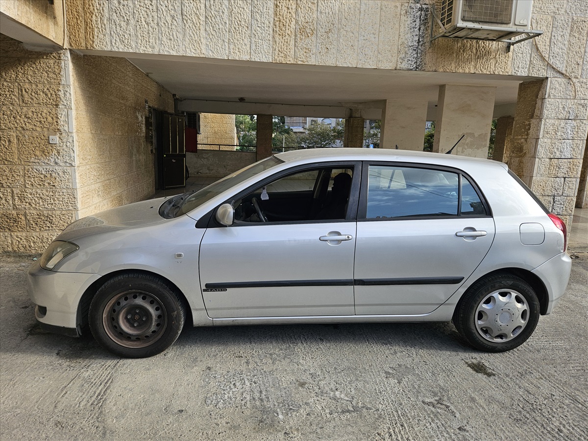 תמונה 1, טויוטה קורולה RunX יד 4 2003 | 217000 קמ