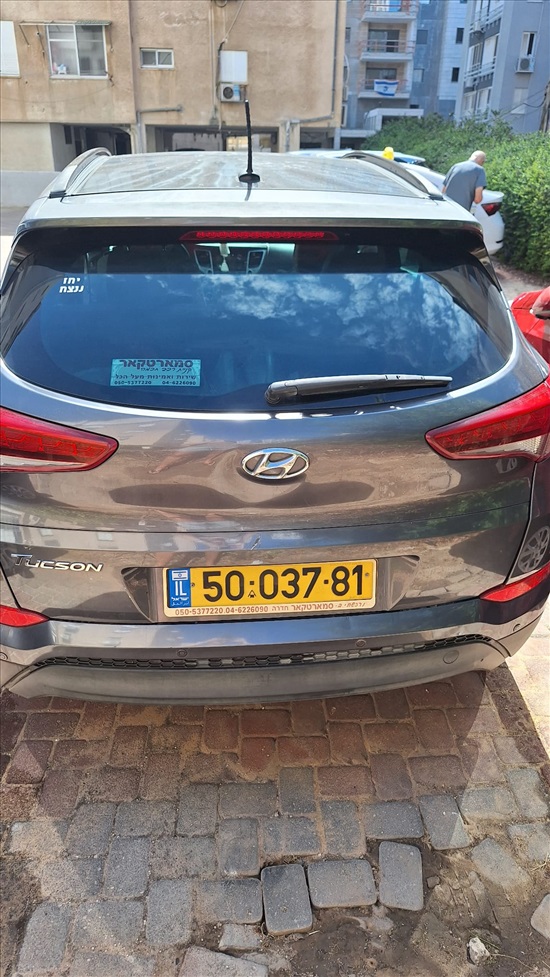 תמונה 6 ,יונדאי טוסון יד 3 2017 72500 ק"מ