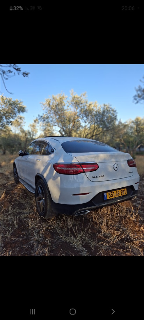 תמונה 1 ,מרצדס GLC קופה יד 1 2019 92000 ק"מ