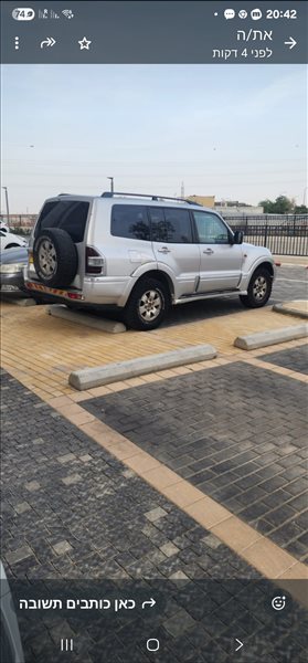 מיצובישי פאג`רו 2004 יד 3 <br>      