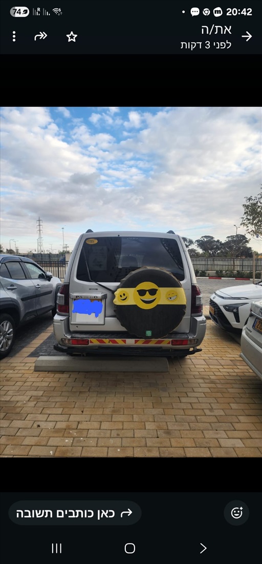 תמונה 2 ,מיצובישי פאג`רו יד 3 2004 140000 ק"מ