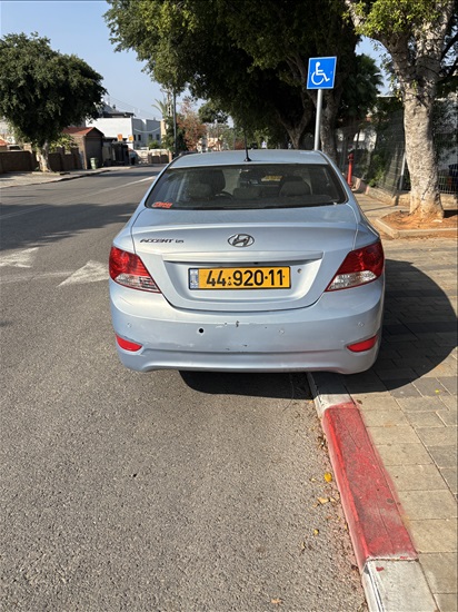 תמונה 4 ,יונדאי i25 יד 3 2013 223000 ק"מ