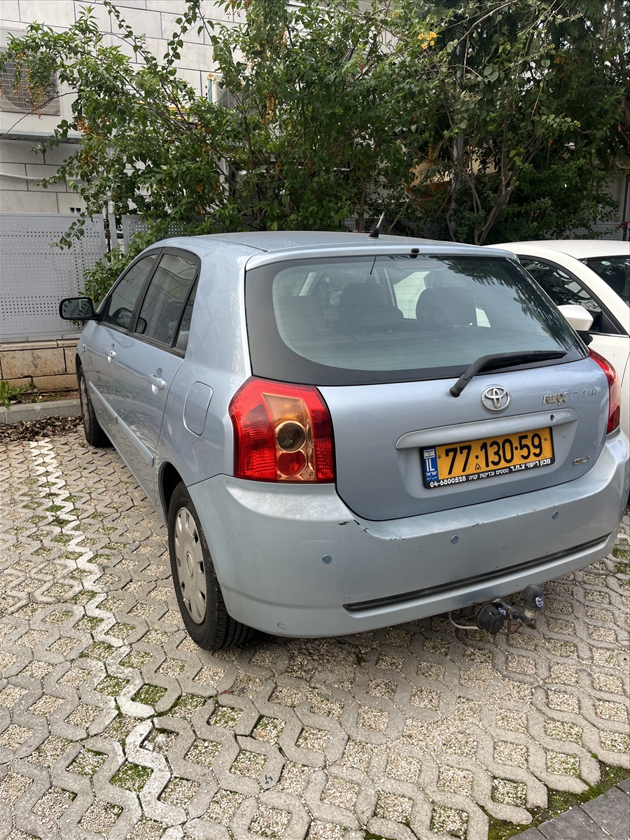 תמונה 1, טויוטה קורולה RunX יד 2 2006 | 251000 קמ