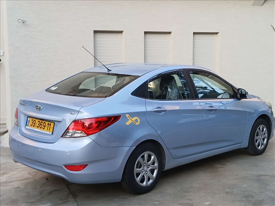 תמונה 2 ,יונדאי i25 יד 3 2013 170000 ק"מ