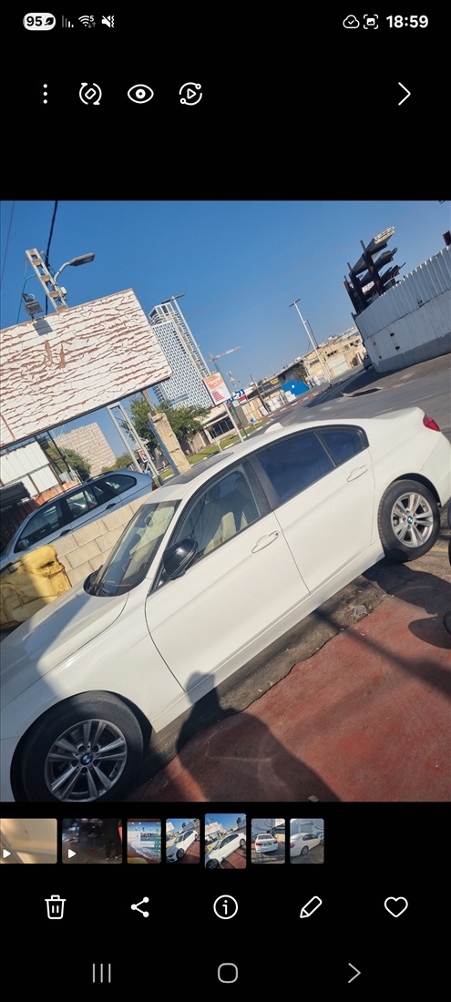 תמונה 4 ,ב.מ.וו סדרה 3 יד 5 2016 189000 ק"מ