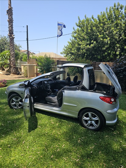 תמונה 1 ,פיג'ו
 206CC יד 8 2002 270 ק"מ