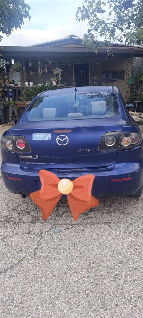 תמונה 1 ,מאזדה 3 יד 3 2008 347000 ק"מ