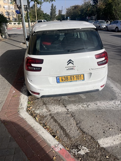 תמונה 2 ,סיטרואן C4 ספייסטורר יד 2 2018 141000 ק"מ