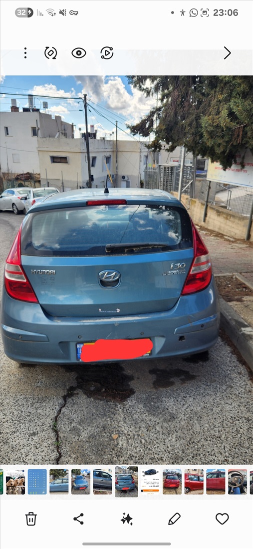 תמונה 3 ,יונדאי i30 יד 4 2010 193000 ק"מ