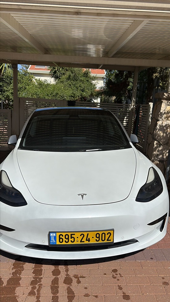 תמונה 1 ,טסלה מודל 3 יד 1 2021 46000 ק"מ