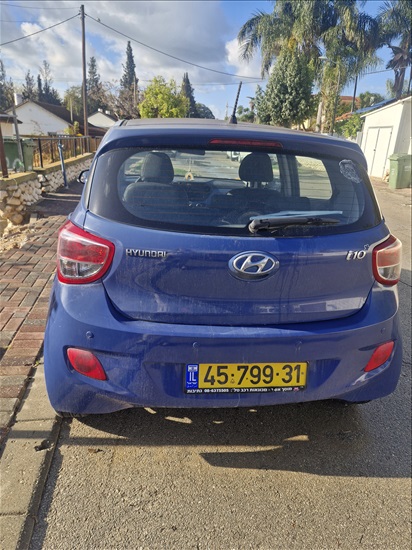 תמונה 2 ,יונדאי i10 יד 4 2014 138000 ק"מ