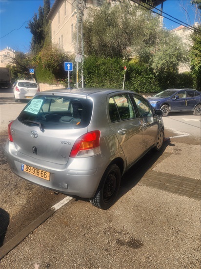 תמונה 4 ,טויוטה יאריס יד 3 2009 16500 ק"מ